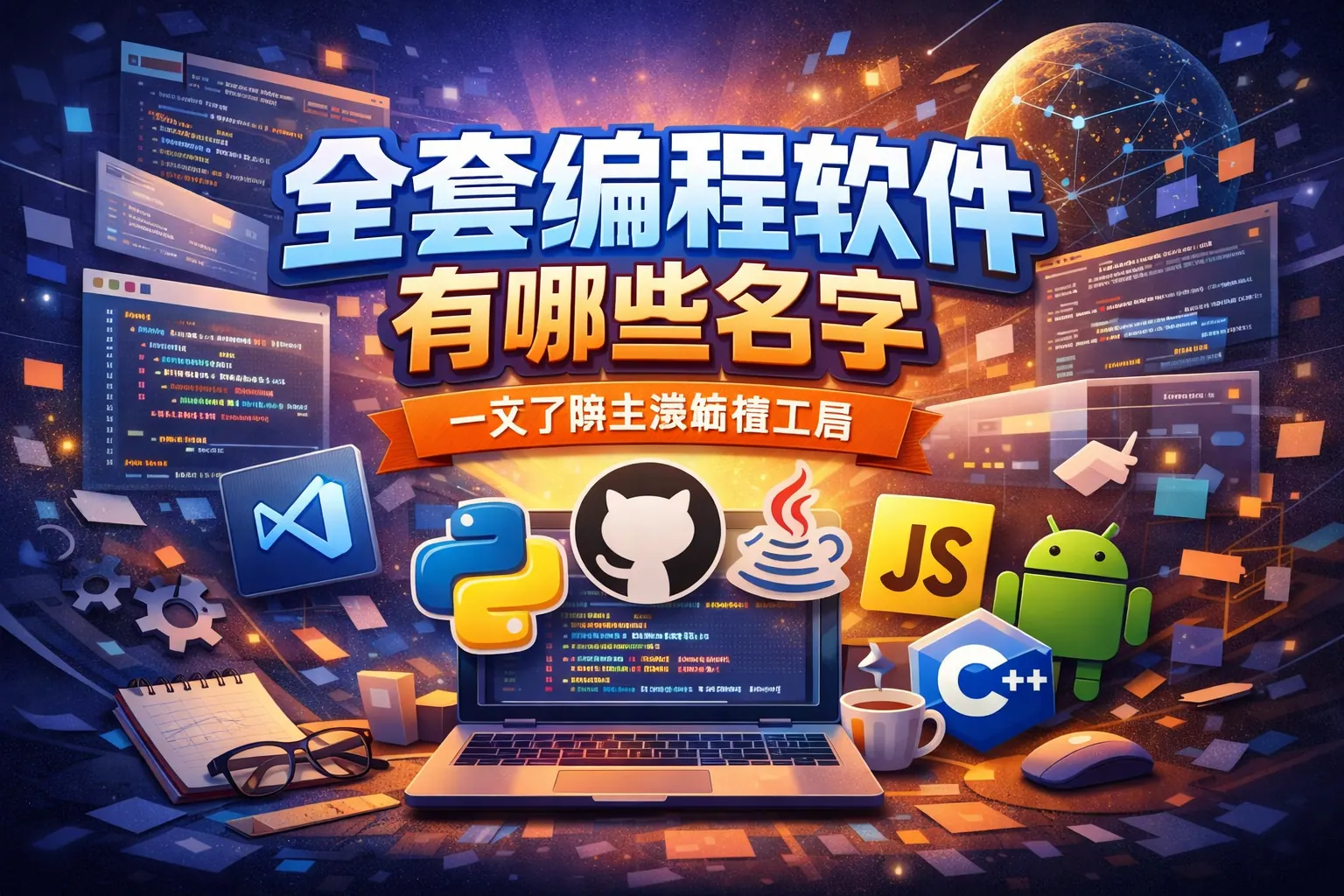 全套编程软件有哪些名字