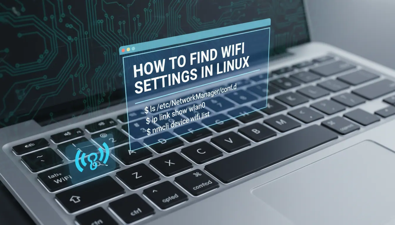 linux如何找到wifi设置