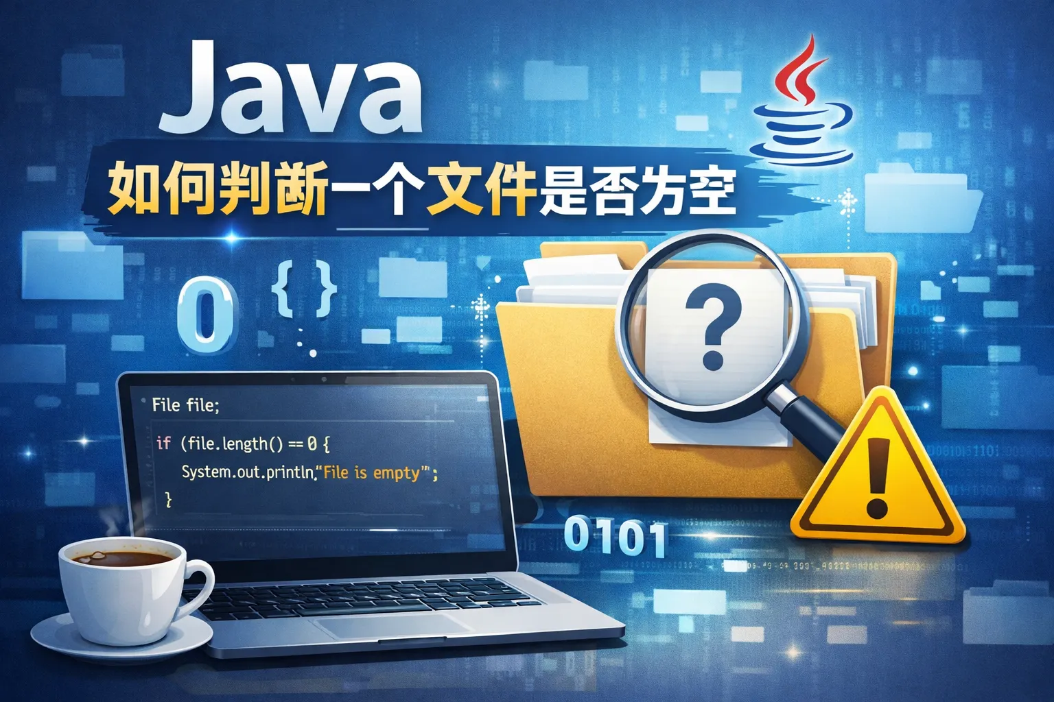 java如何判断一个文件是否为空