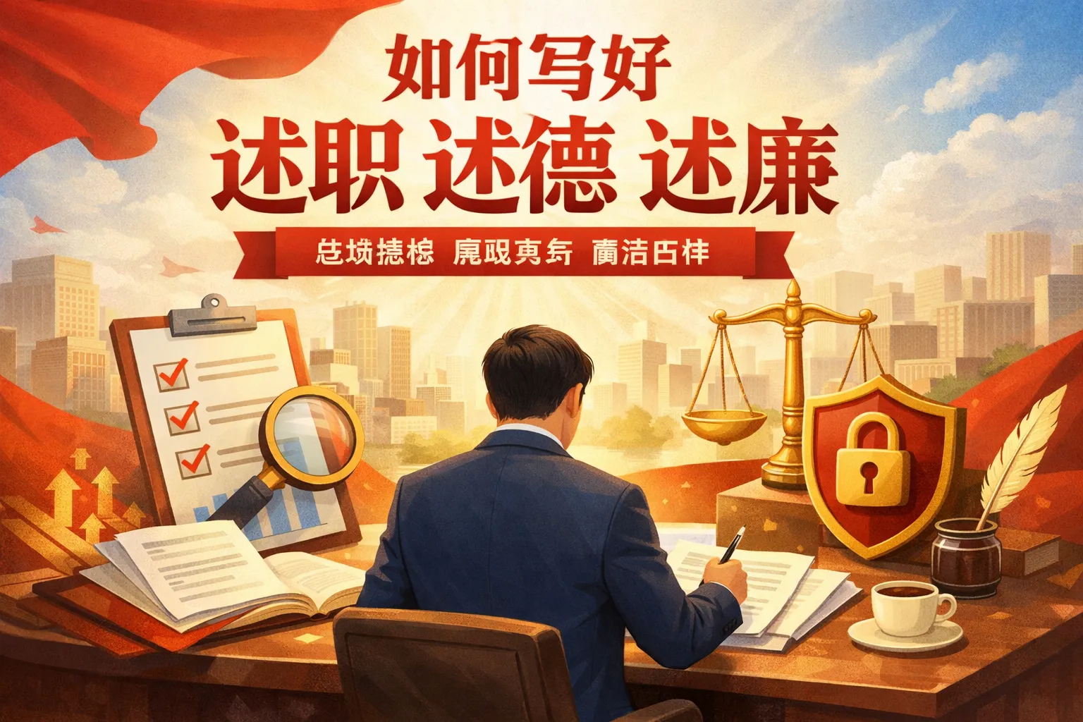 如何写好述职述德述廉