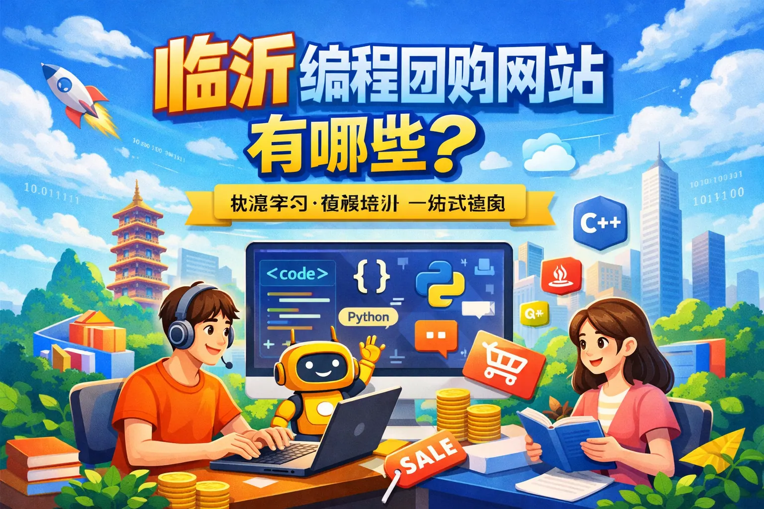 临沂编程团购网站有哪些