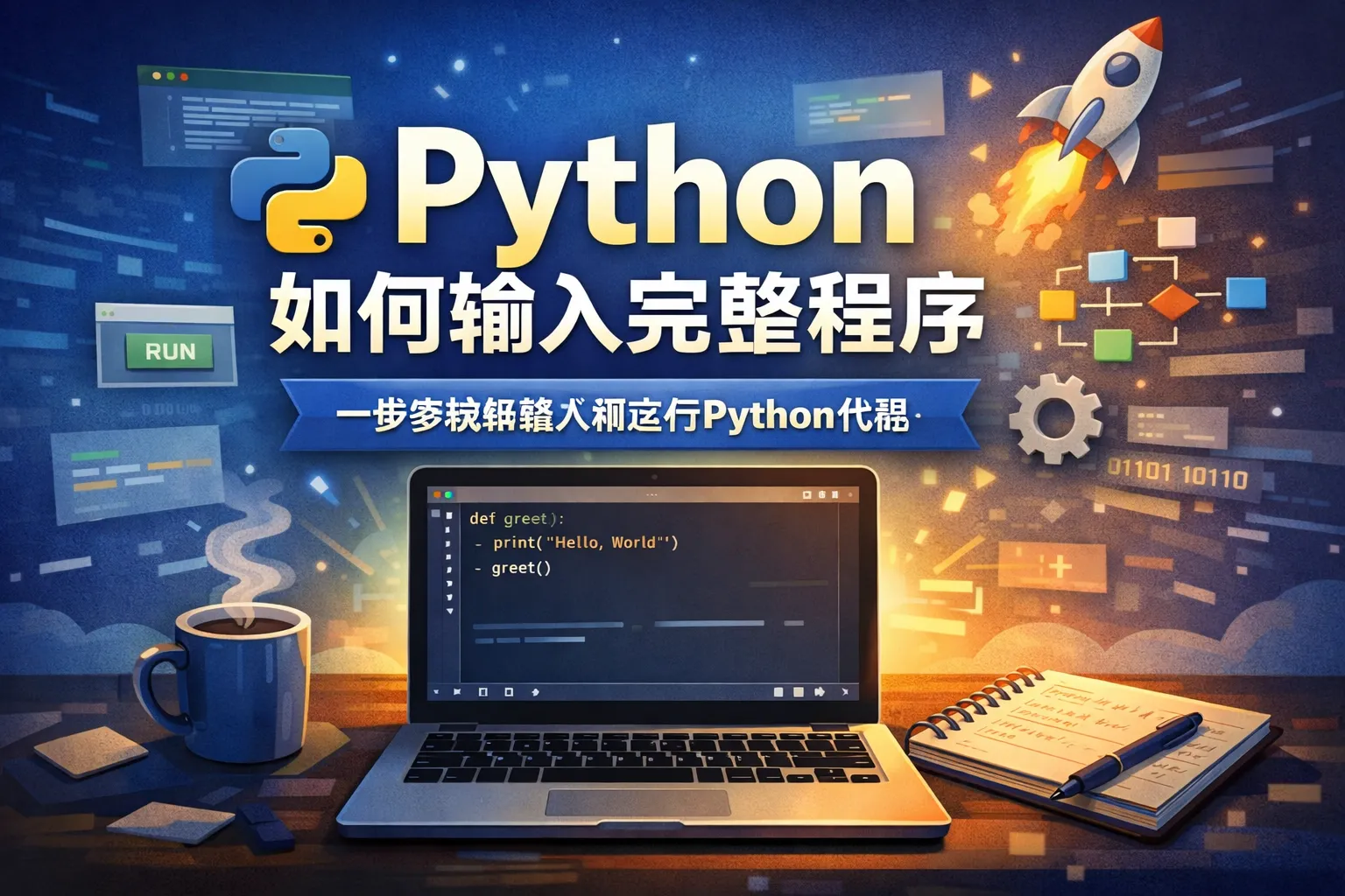 python如何输入完整程序
