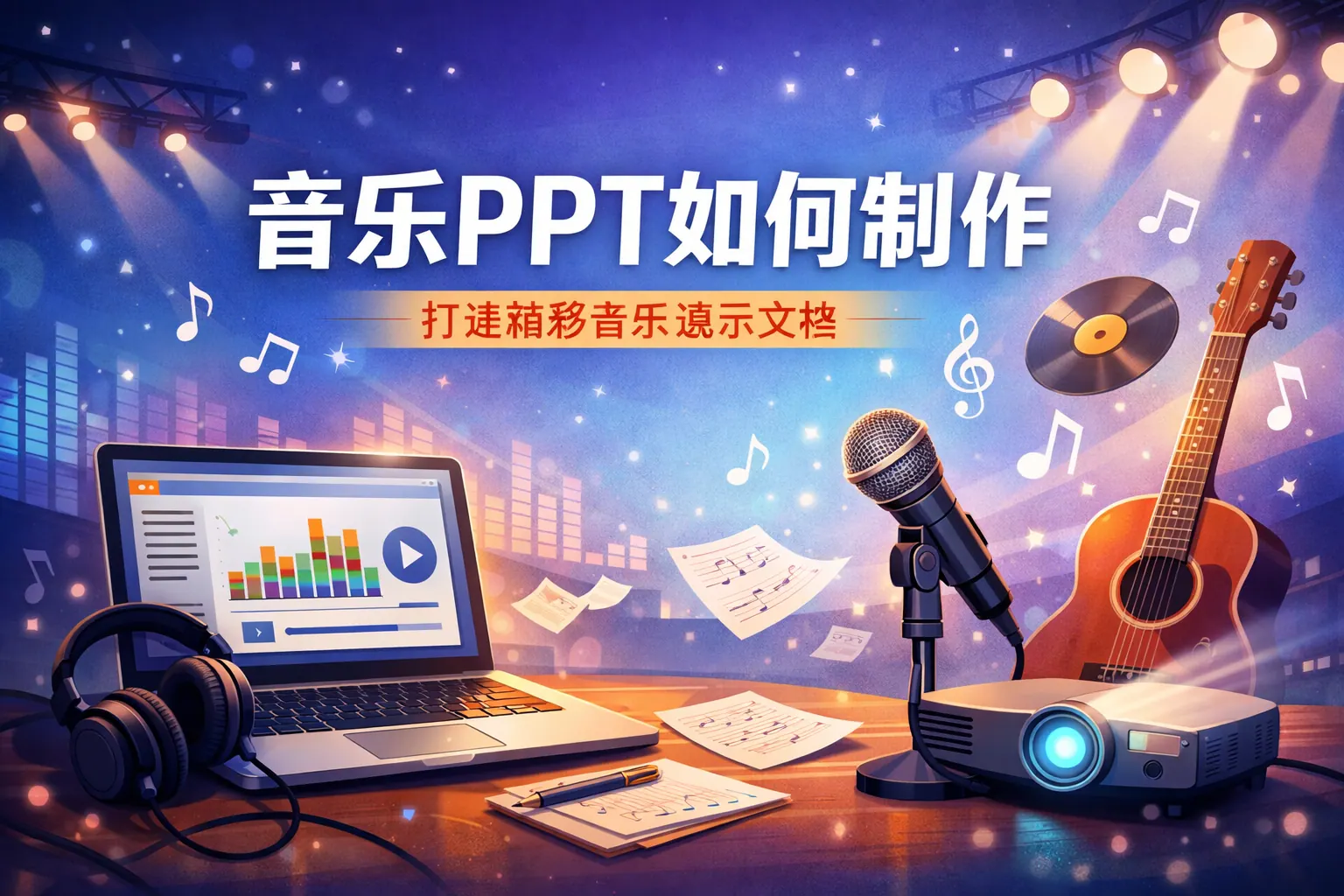 音乐ppt如何制作
