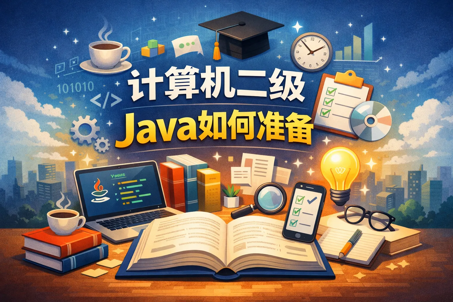 计算机二级java如何准备
