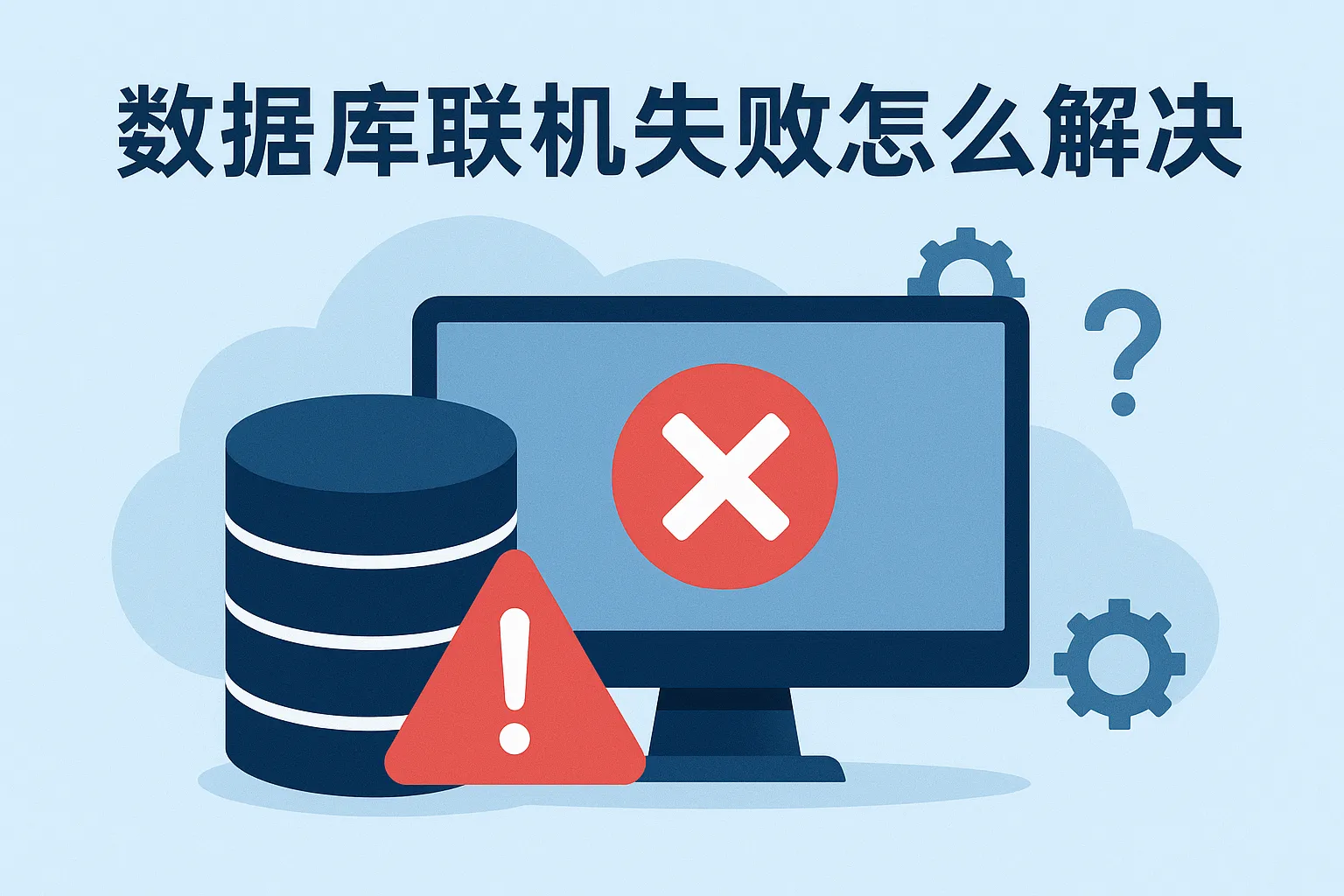 数据库联机失败怎么解决