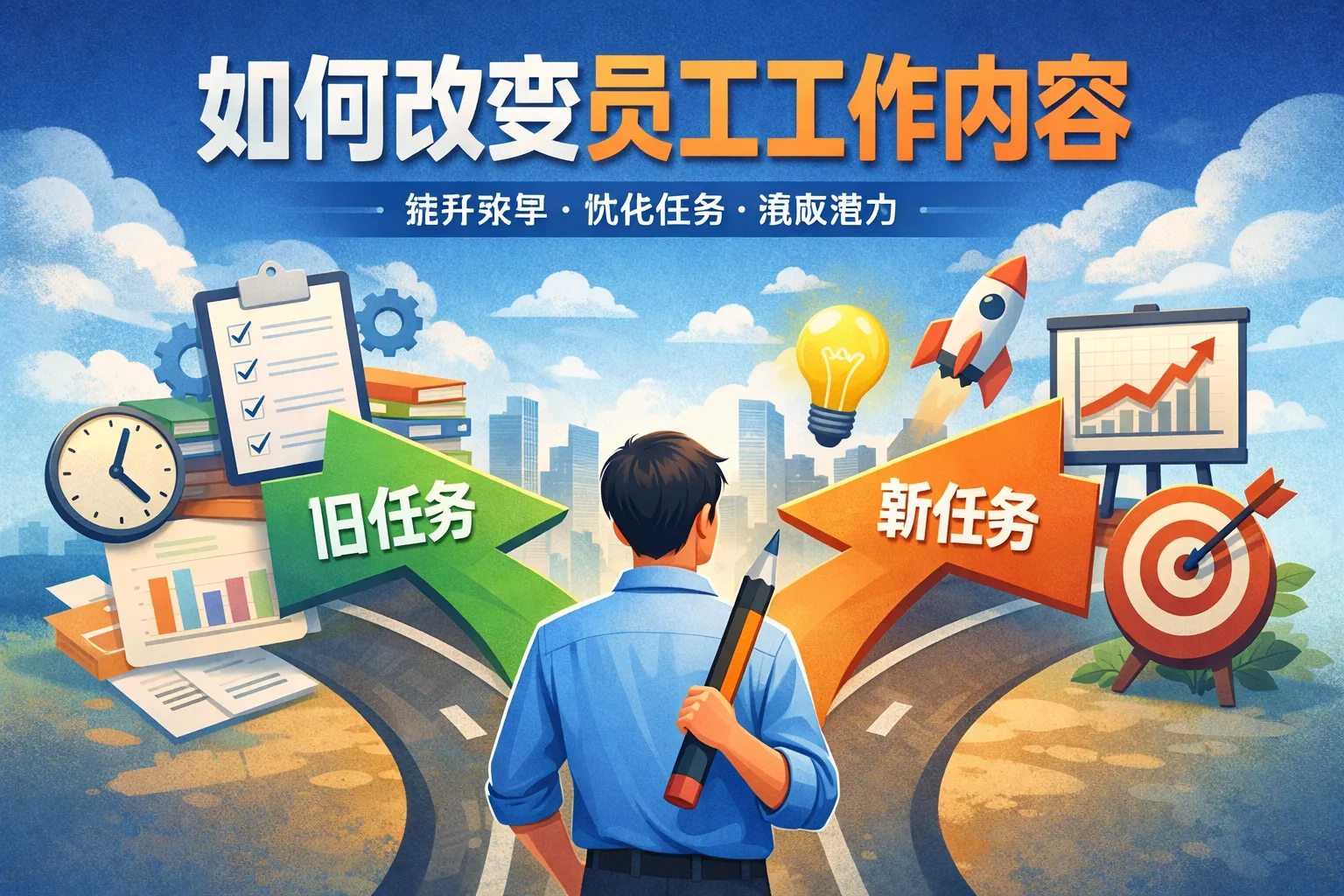 如何改变员工工作内容
