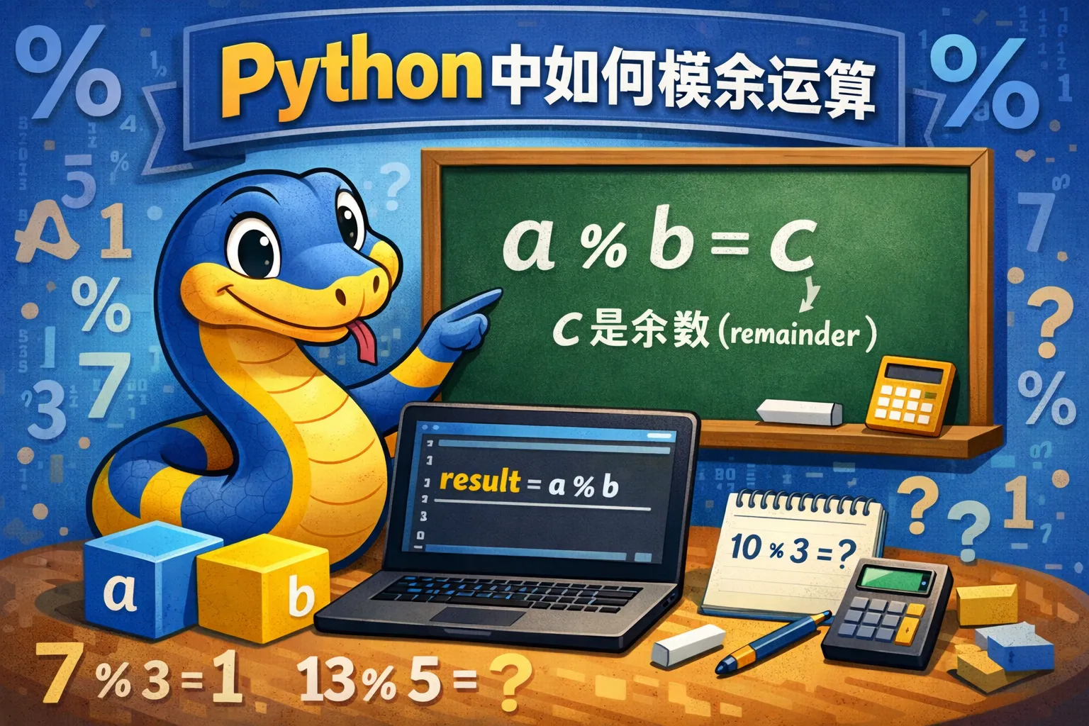 python中如何模余运算