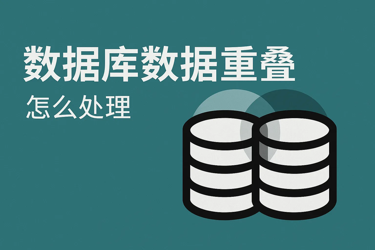 数据库数据重叠怎么处理
