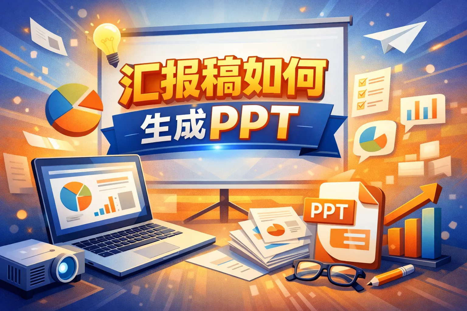 汇报稿如何生成ppt