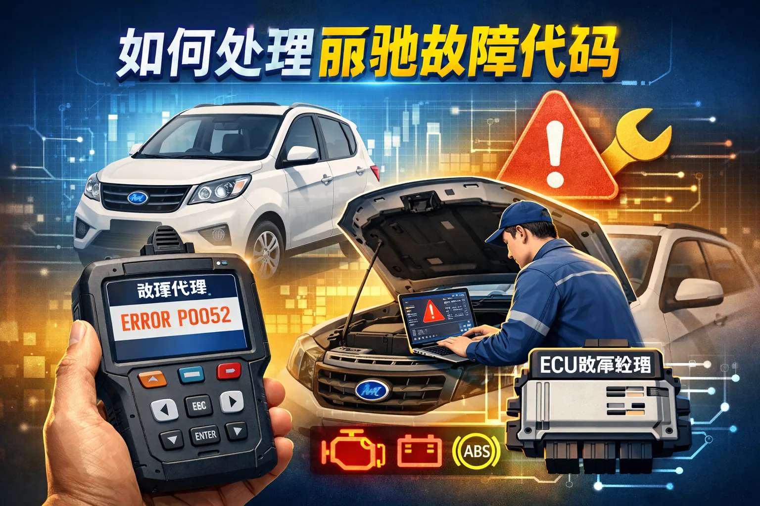 如何处理丽驰故障代码