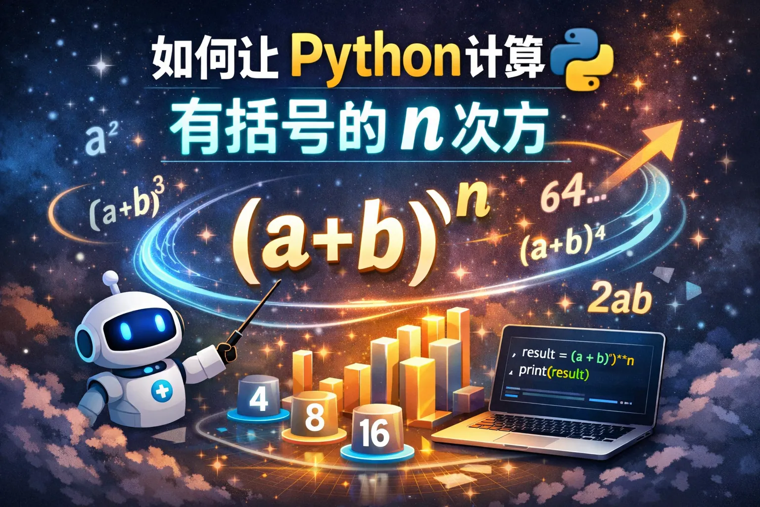 如何让python计算有括号的n次方