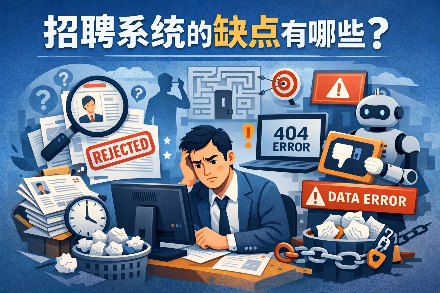 招聘系统的缺点有哪些
