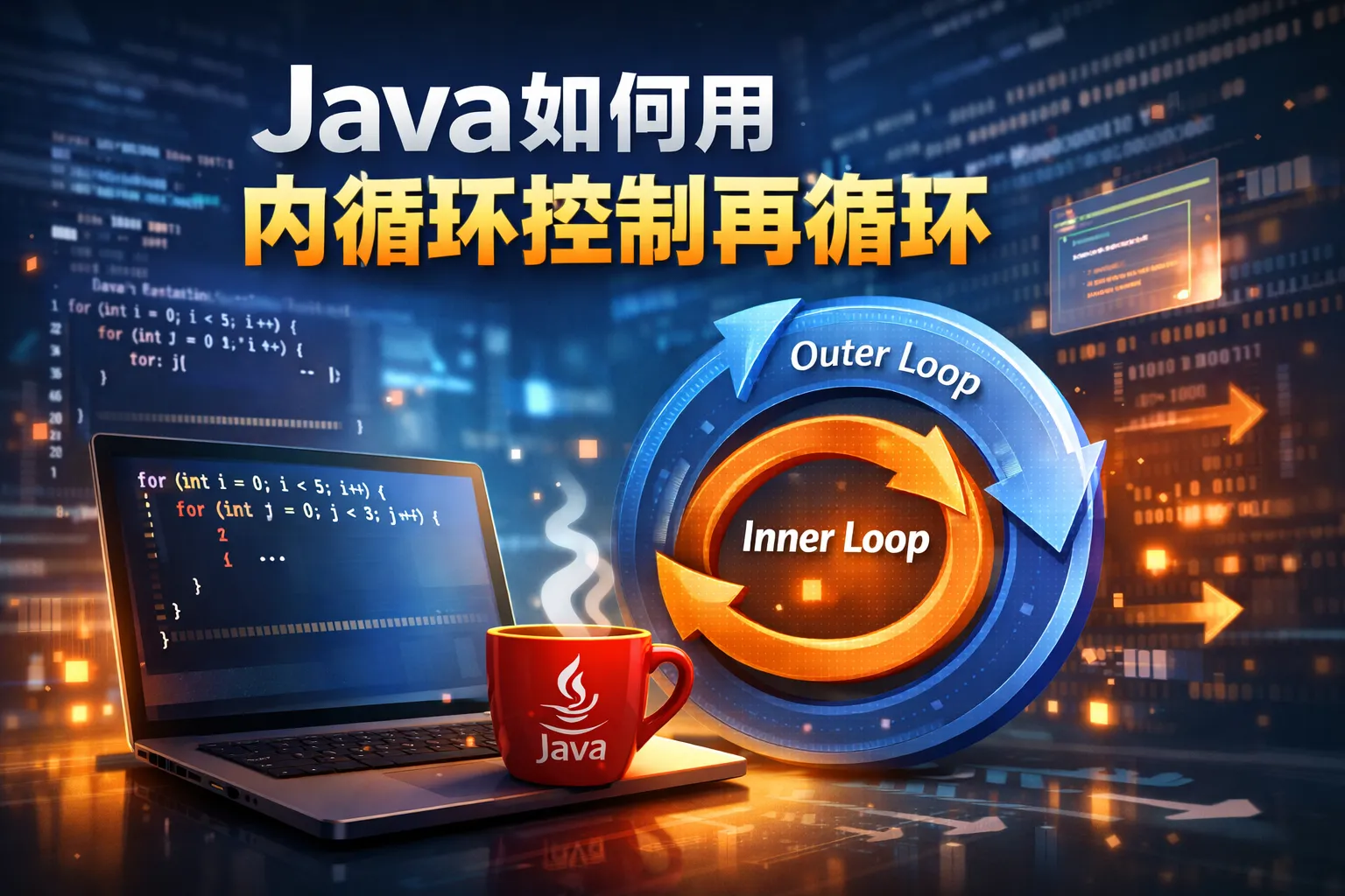 java如何用内循环控制再循环