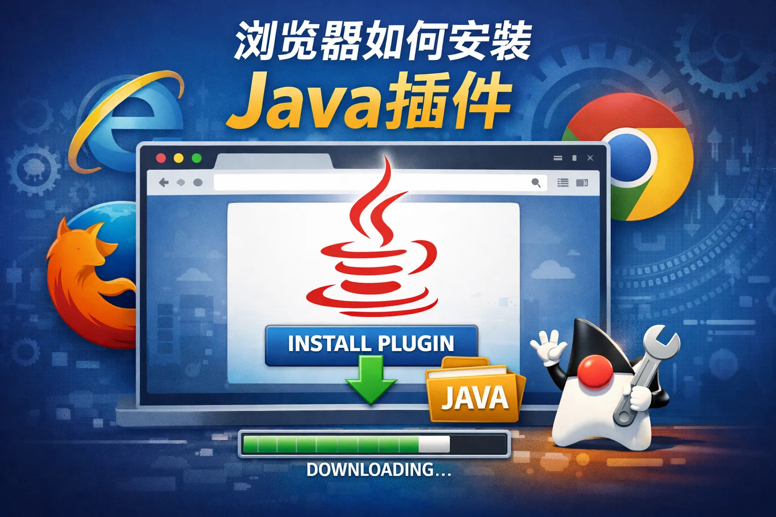 浏览器如何安装java插件