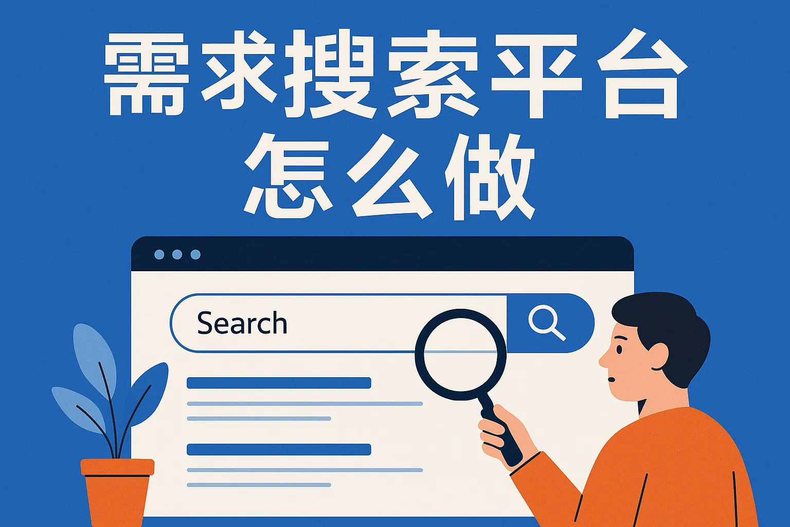 需求搜索平台怎么做