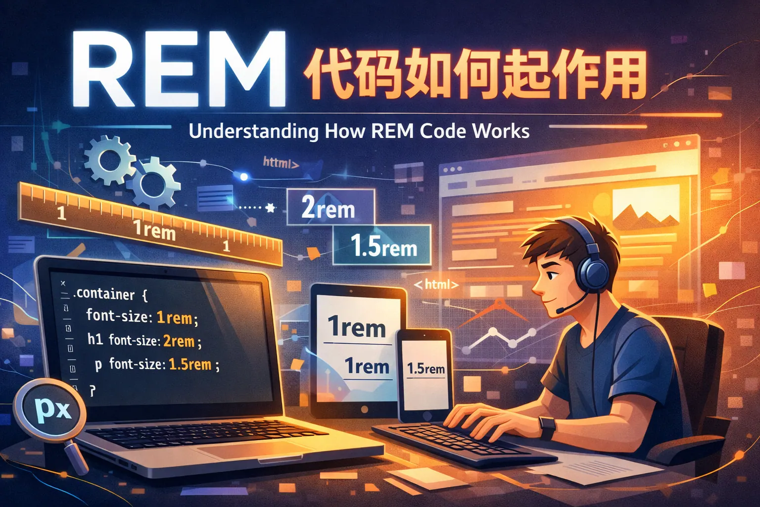 rem代码如何起作用