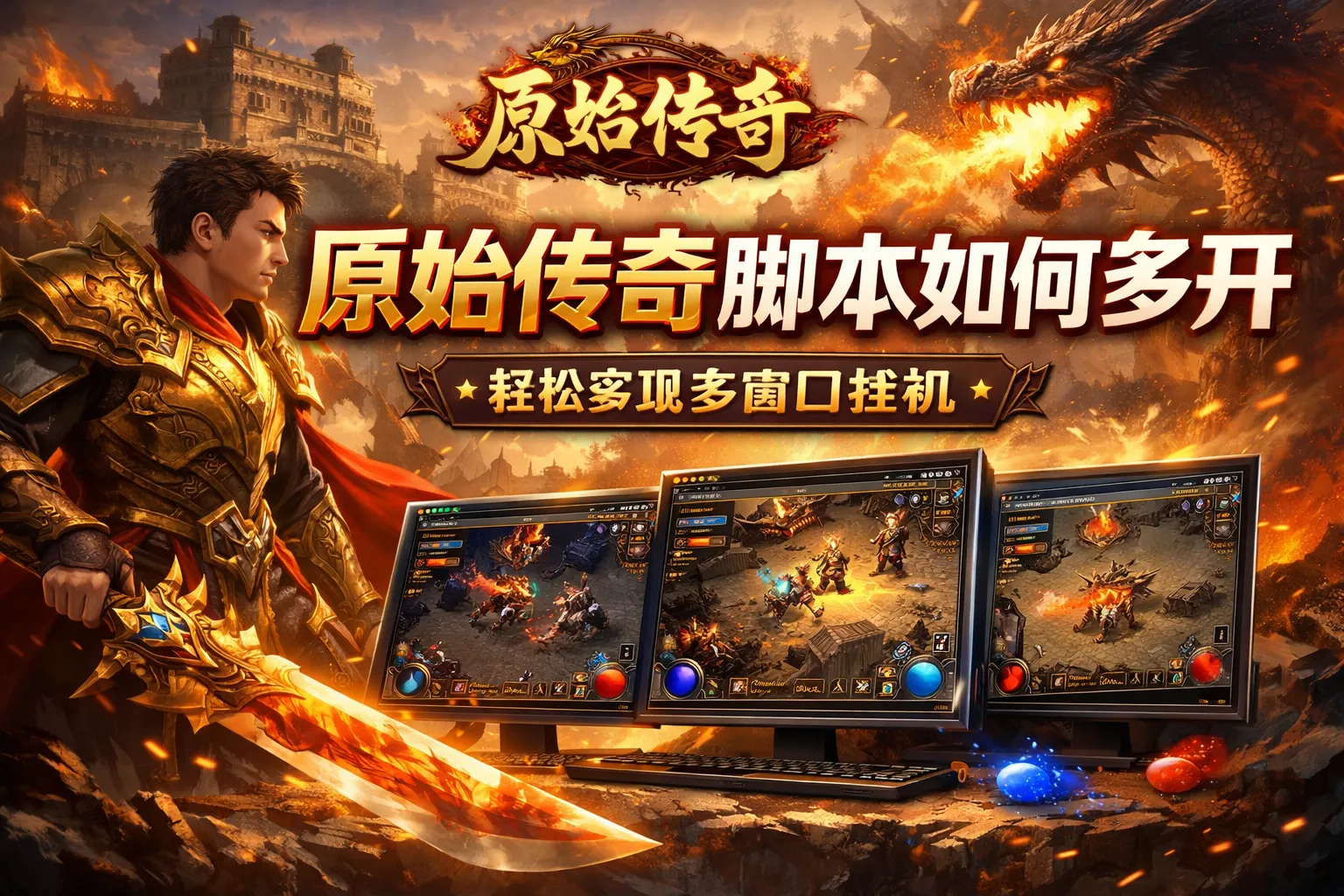 原始传奇脚本如何多开