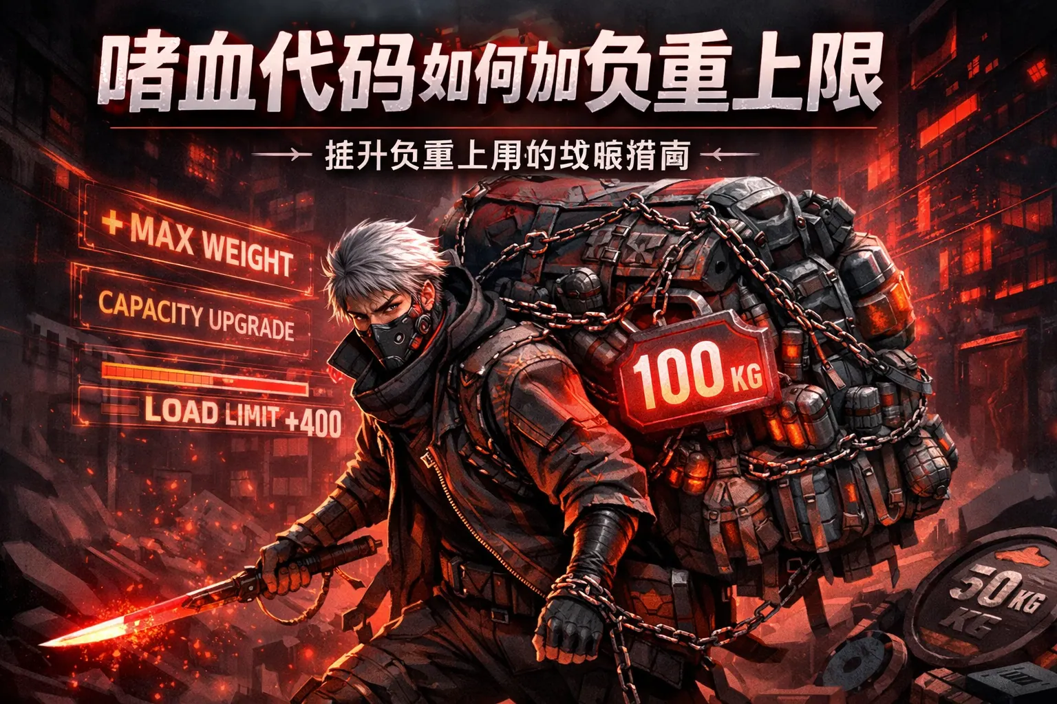 嗜血代码如何加负重上限