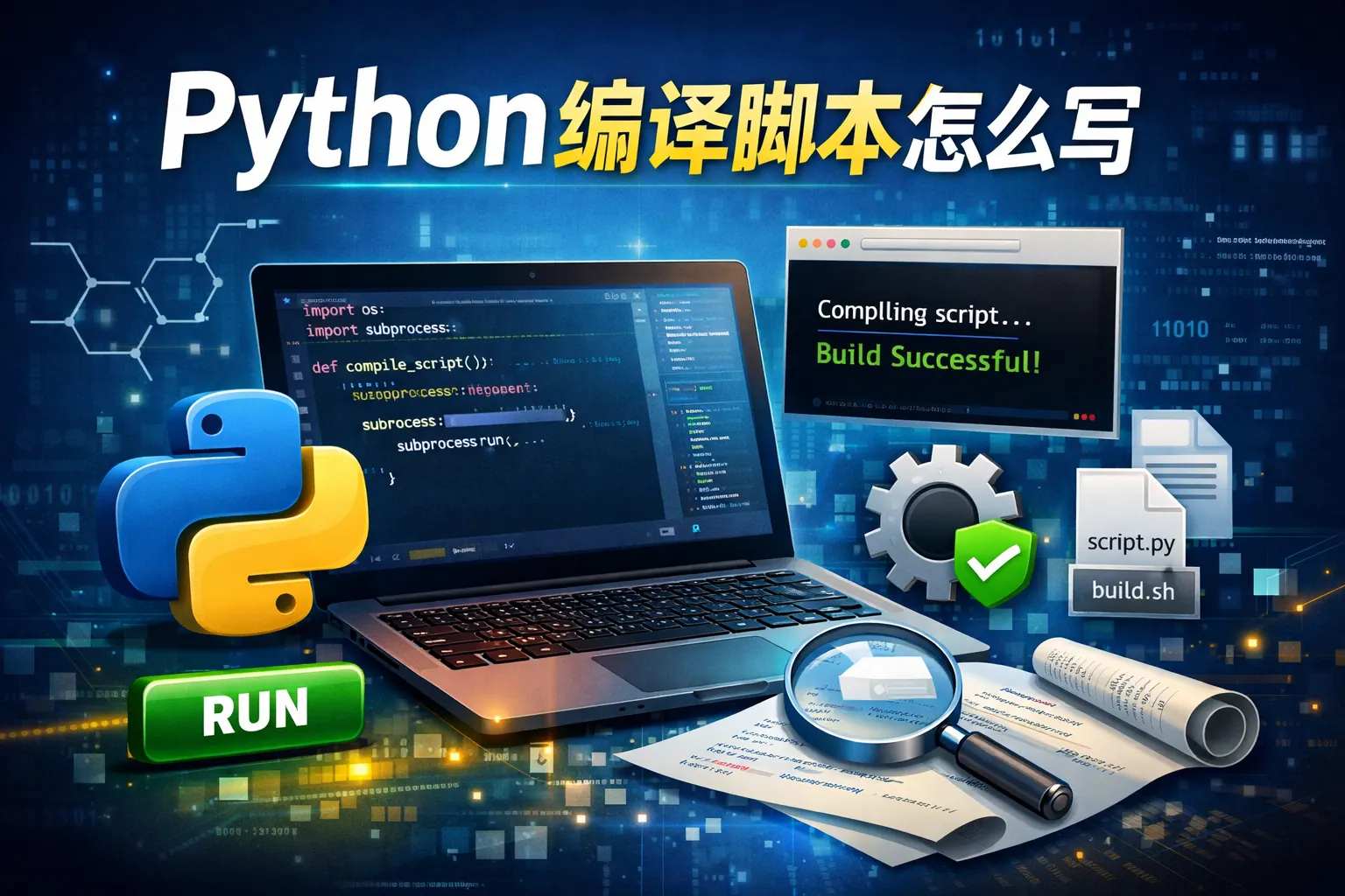 python编译脚本怎么写