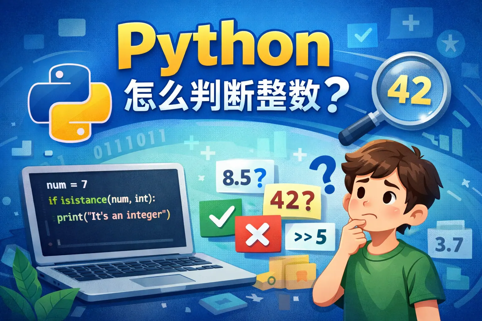 python 怎么判断整数