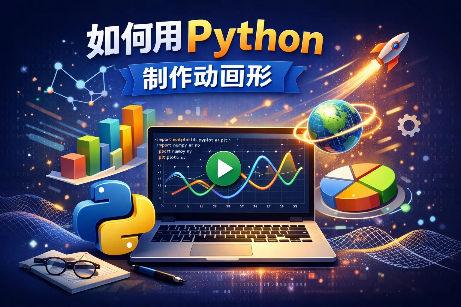 如何用python制作动态图形