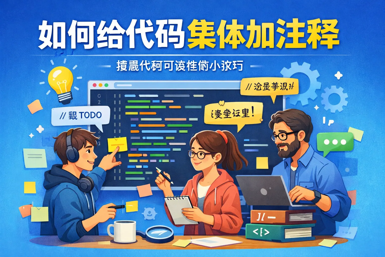 如何给代码集体加注释