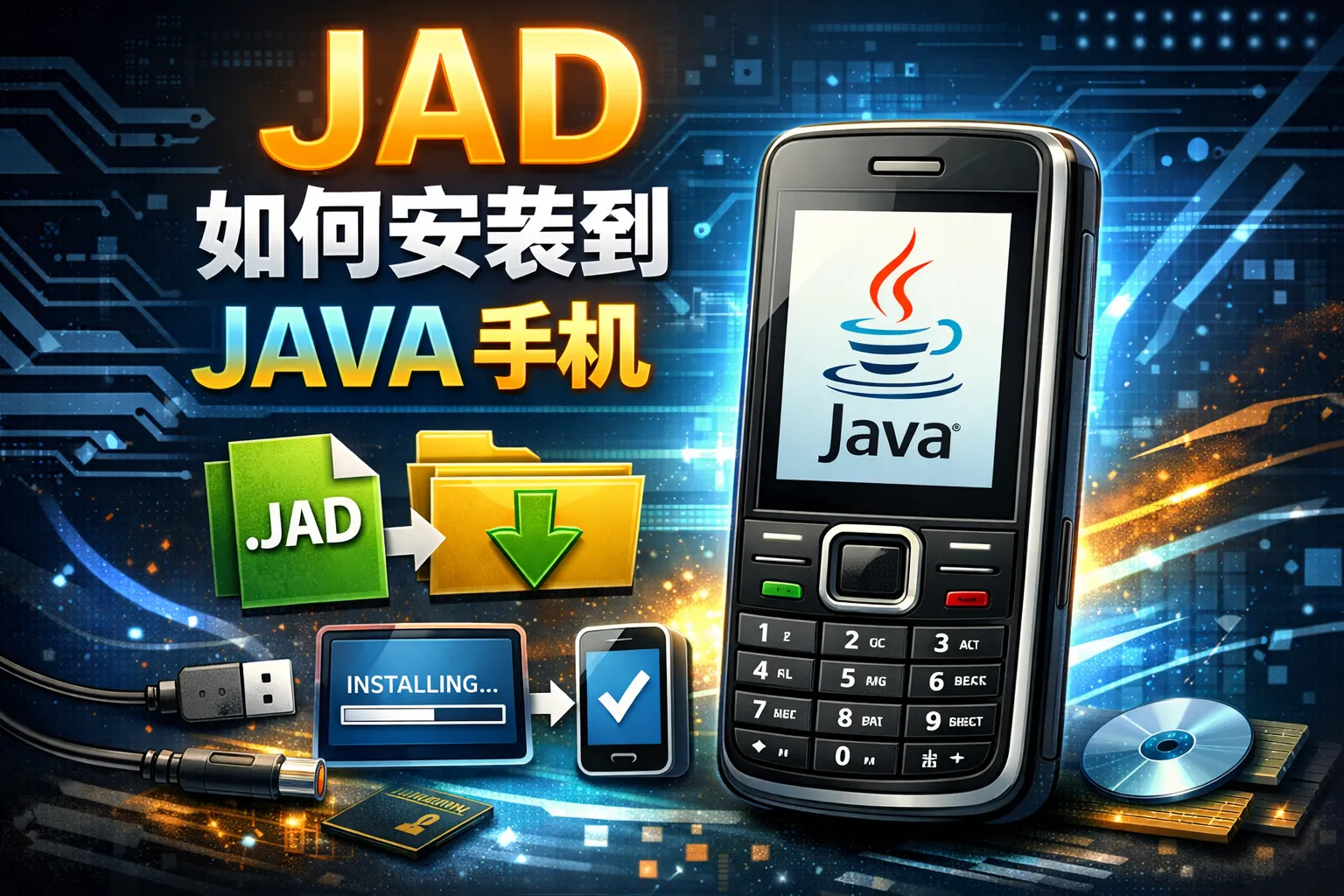 jad如何安装到java手机
