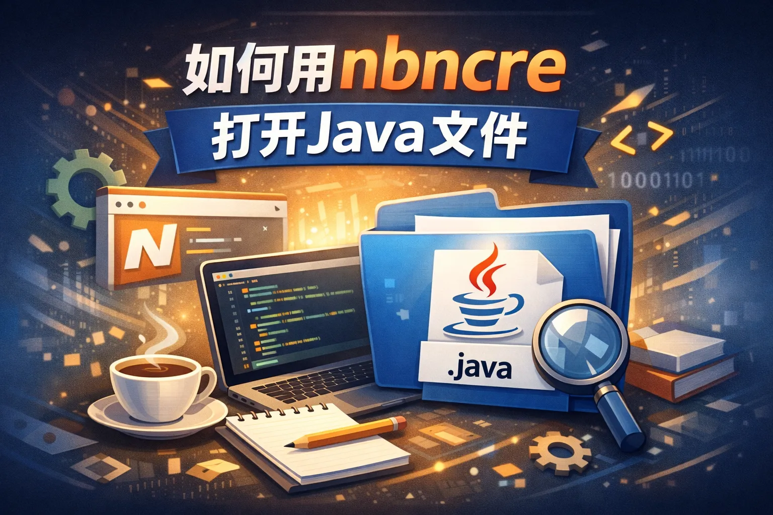 如何用nbncre打开java文件
