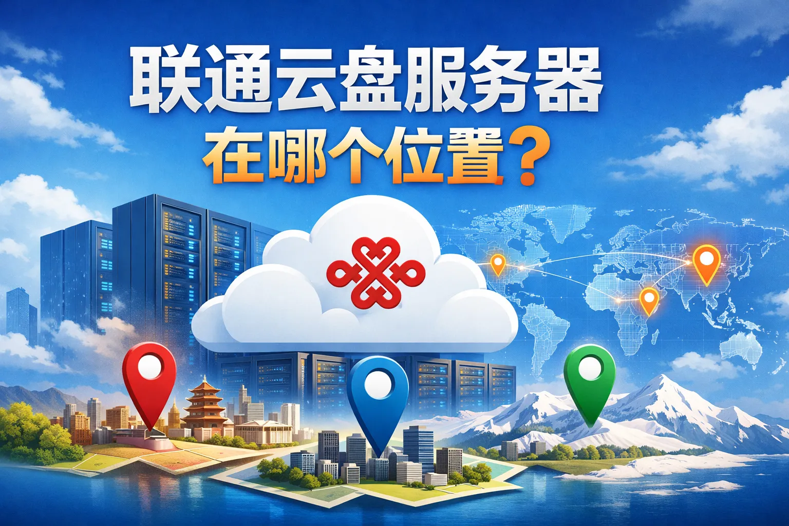 联通云盘服务器在哪个位置