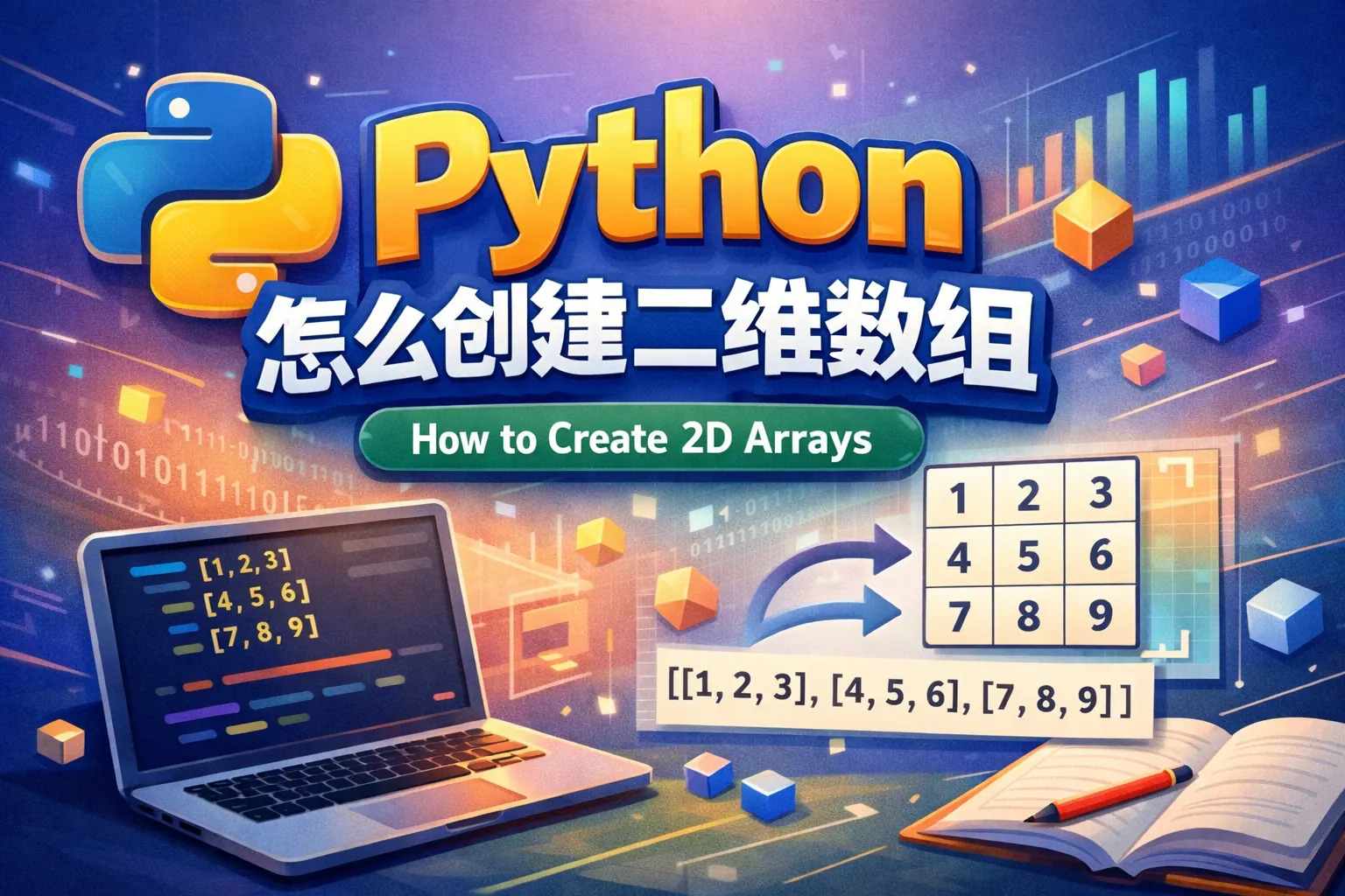python怎么创建二维数组