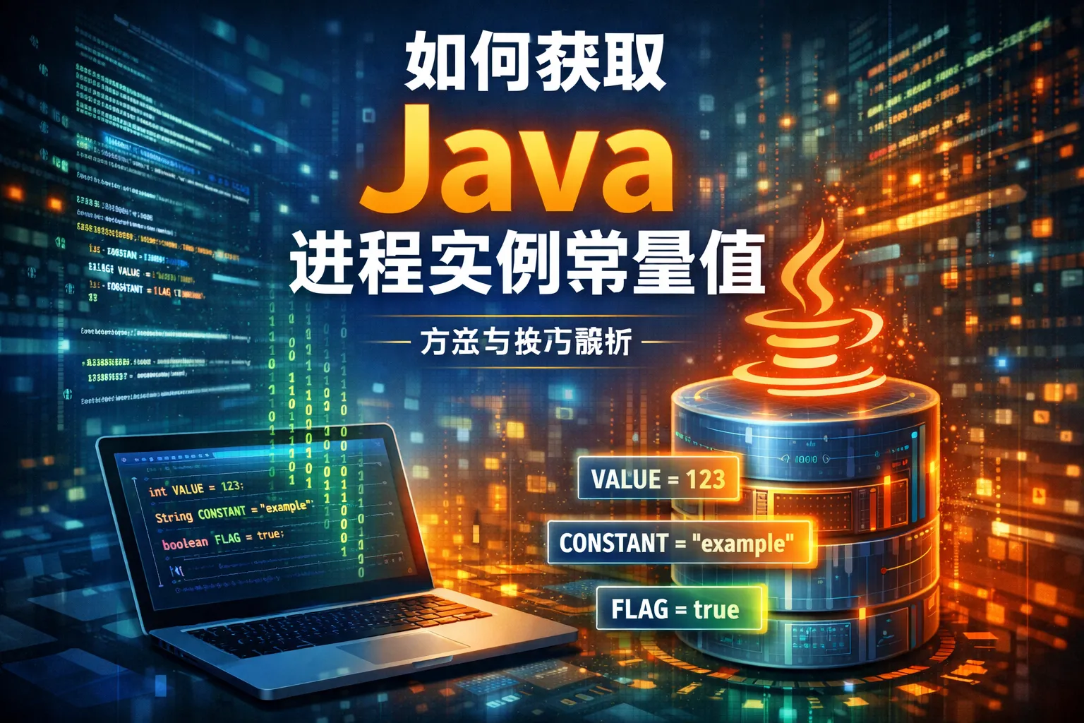 如何获取java进程实例常量值