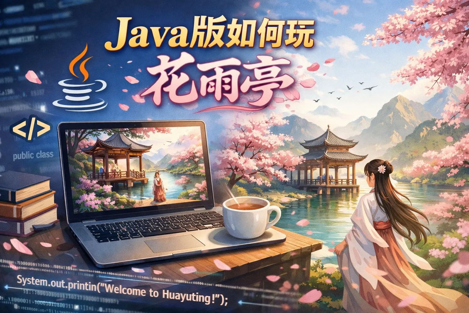 java版如何玩花雨亭