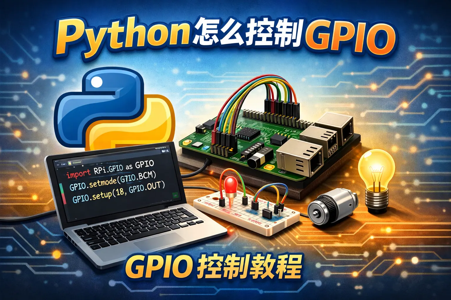 python怎么控制gpio