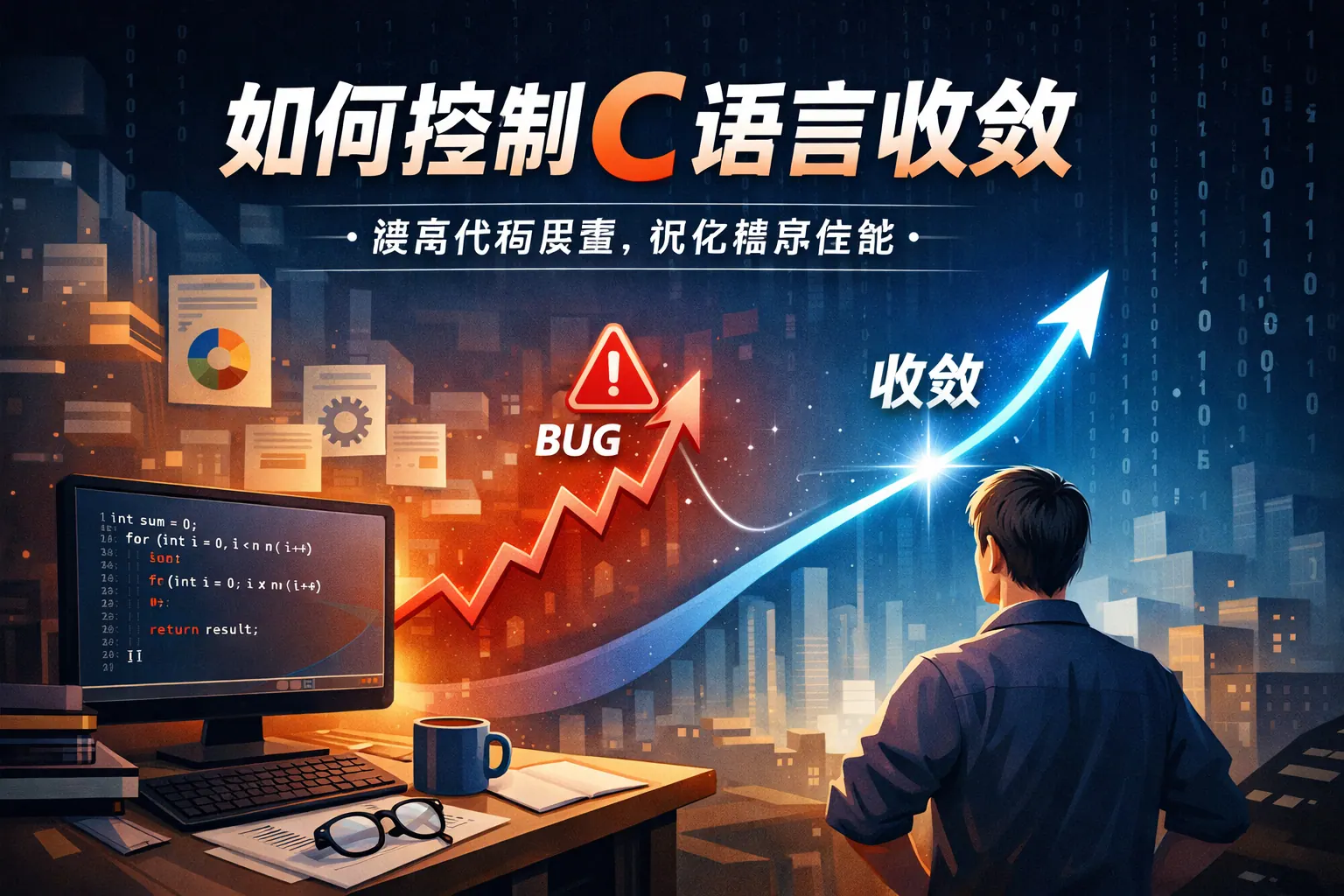 如何控制c语言收敛