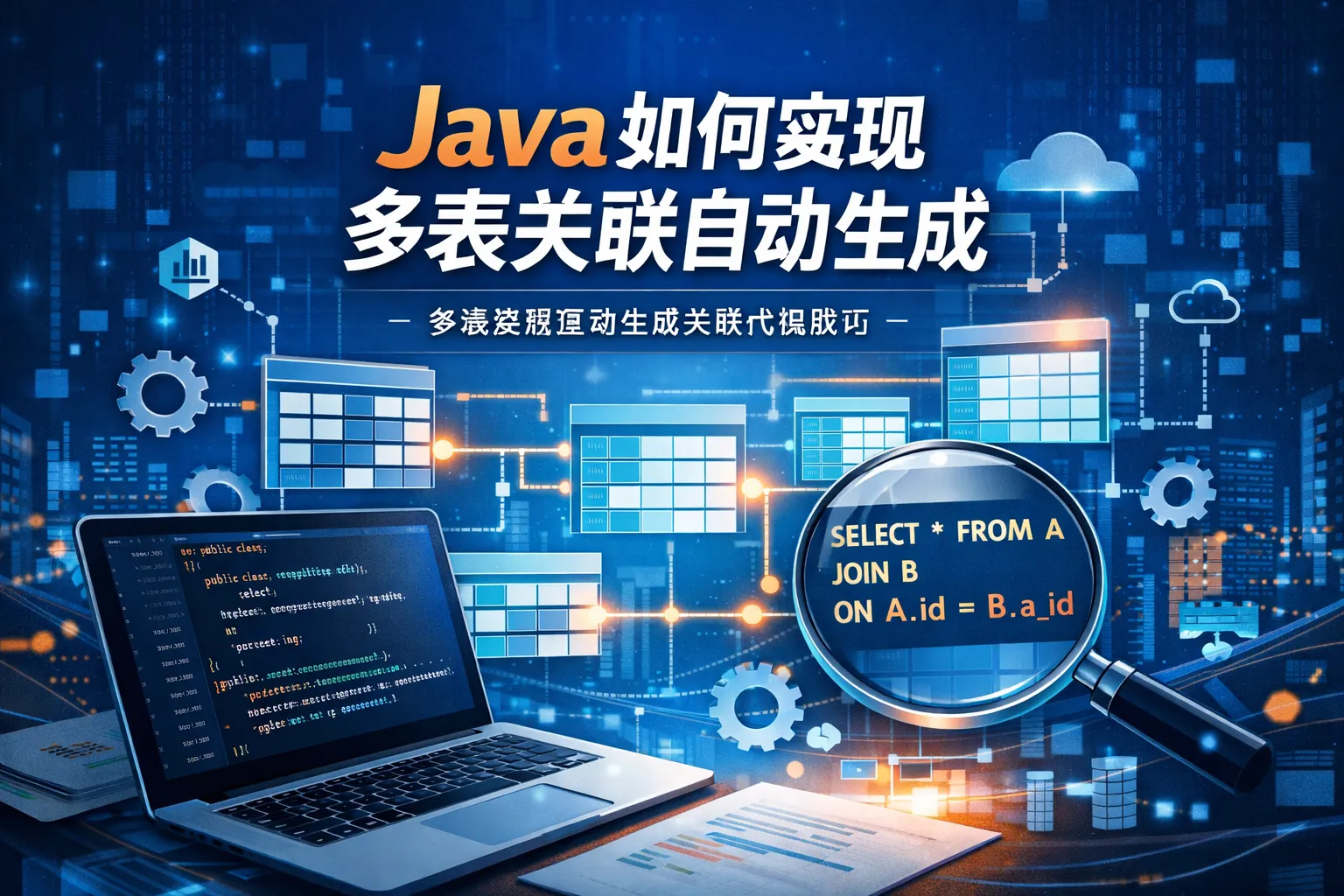java如何实现多表关联自动生成