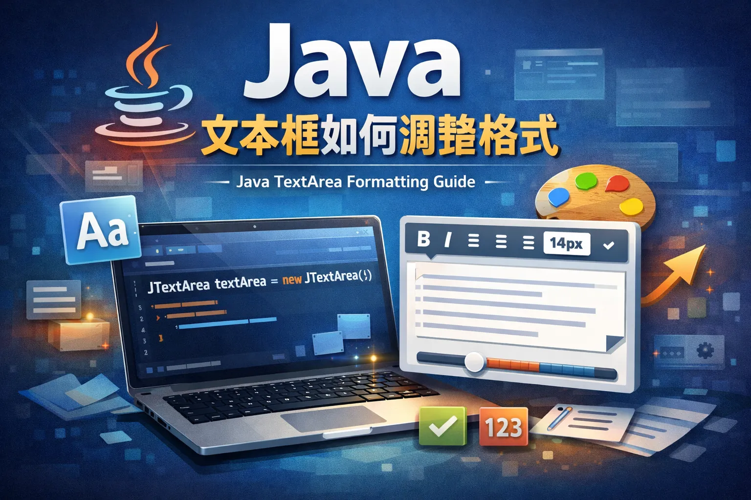 java文本框如何调整格式