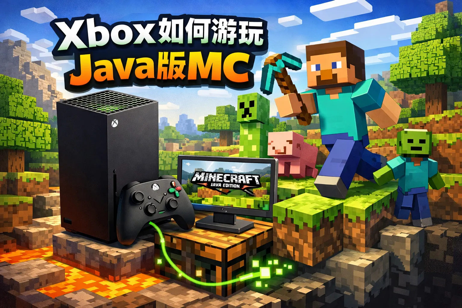xbox如何游玩java版mc