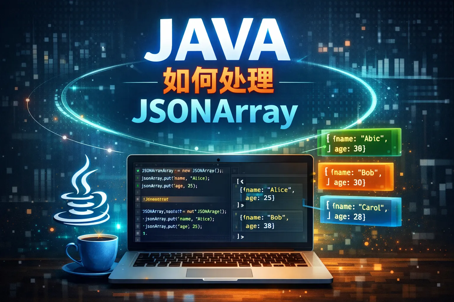 JAVA如何处理jsonarray