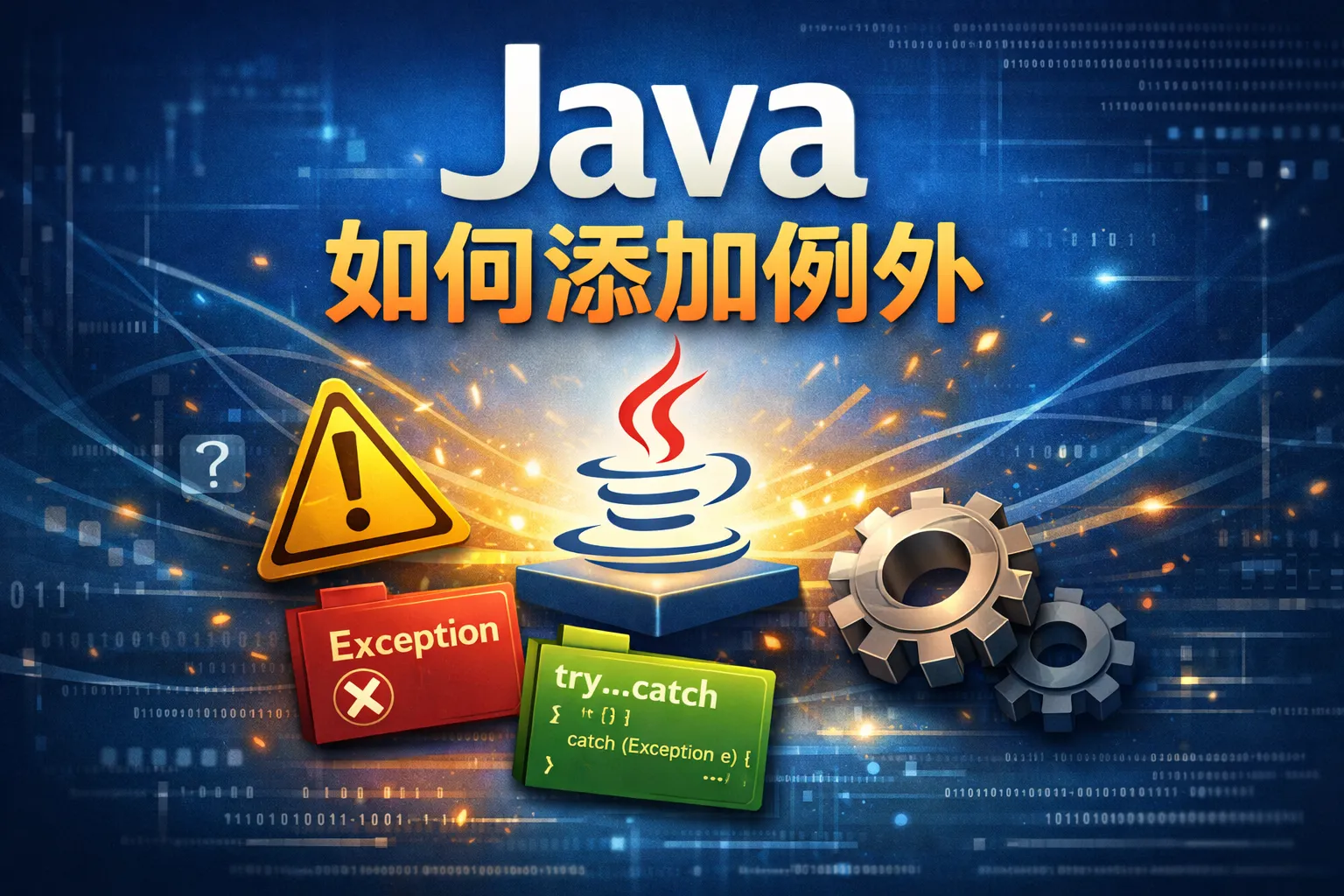 java如何添加例外