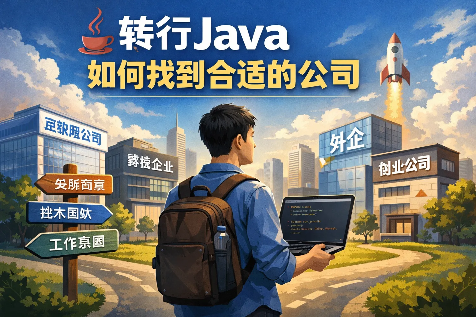 转行Java如何找到合适的公司