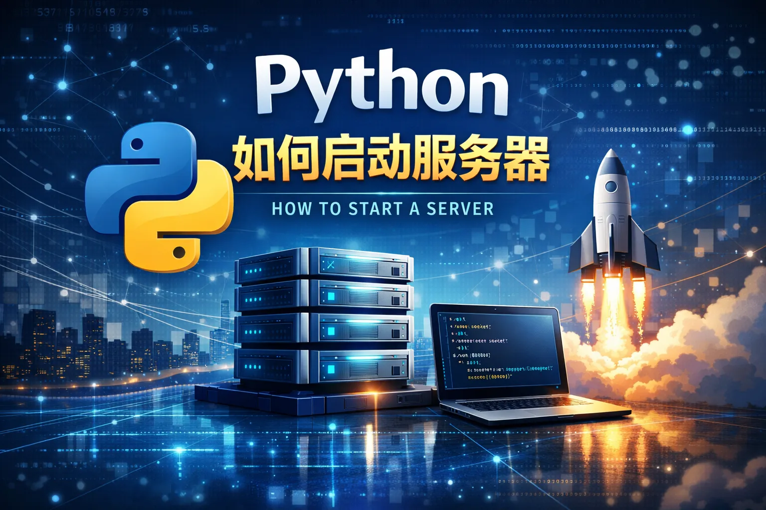 python 如何启动服务器