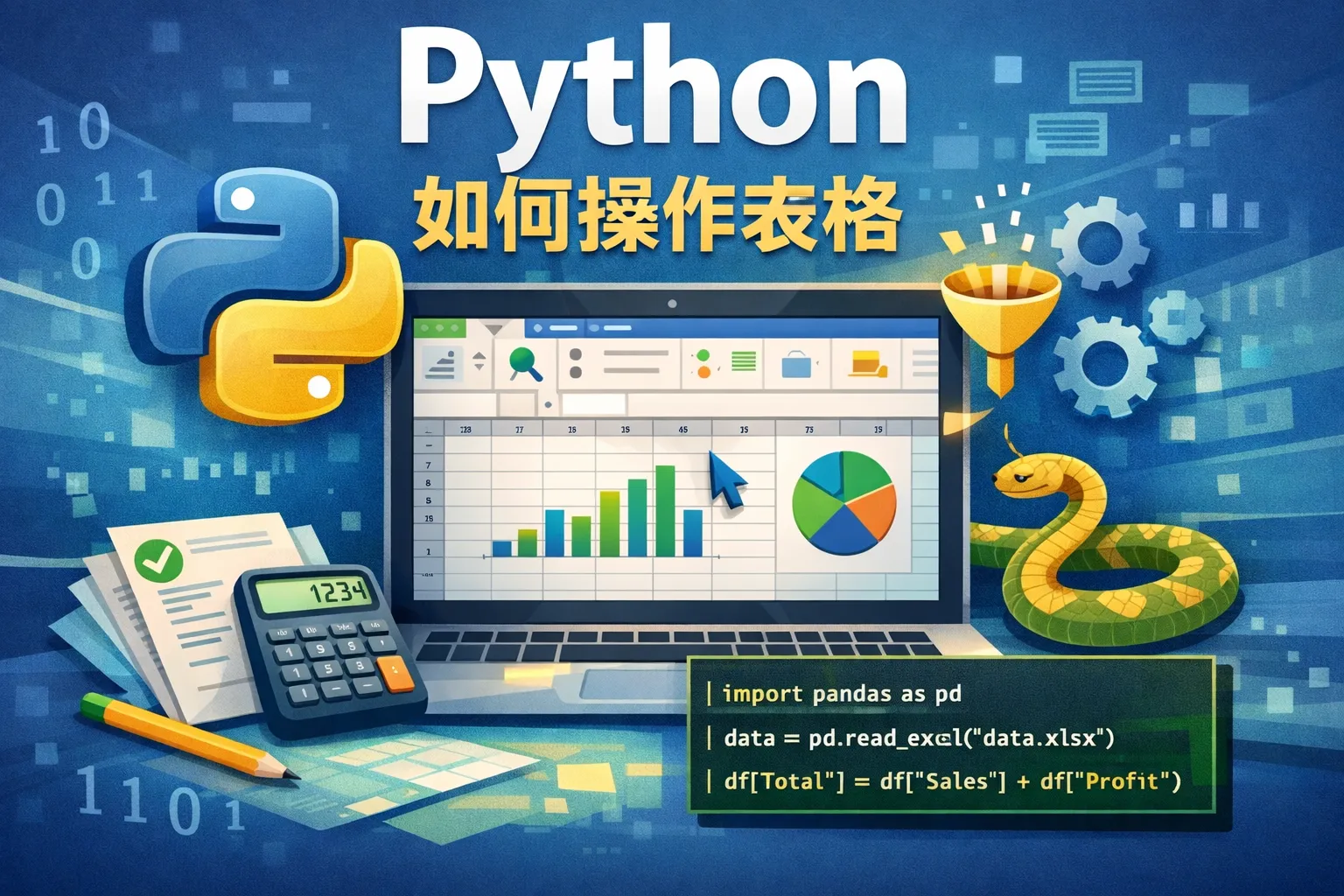 python 如何操作表格