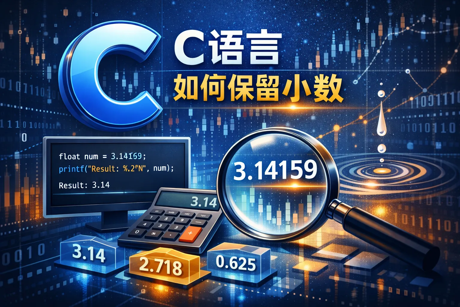 c 语言如何保留小数