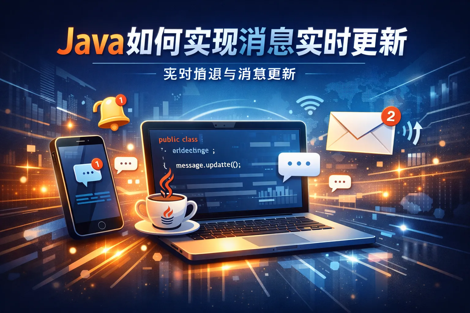 java如何实现消息实时更新