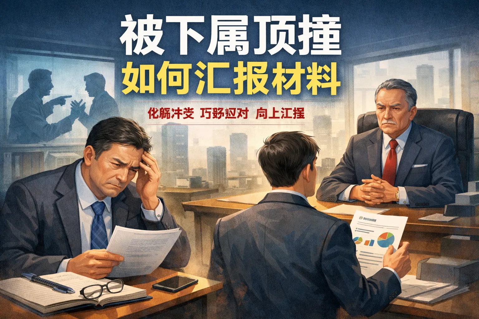 被下属顶撞如何汇报材料