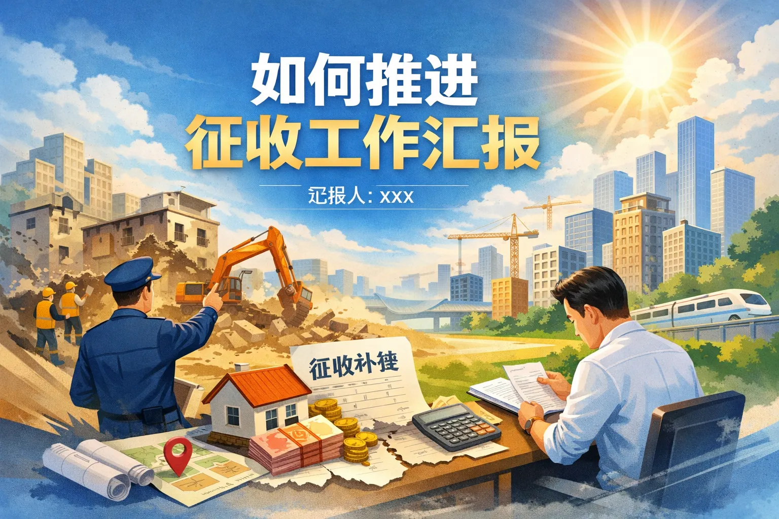 如何推进征收工作汇报