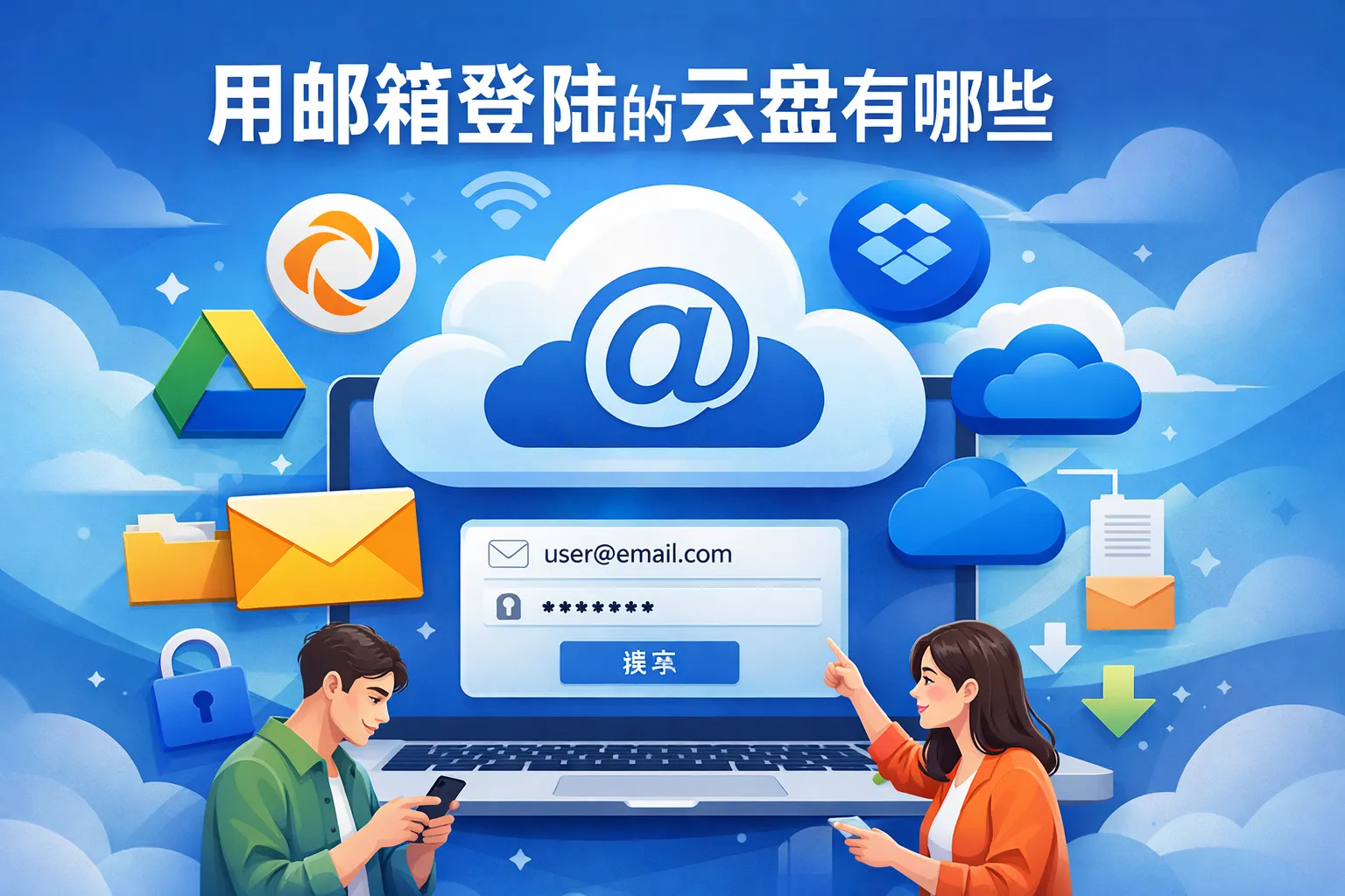 用邮箱登陆的云盘有哪些