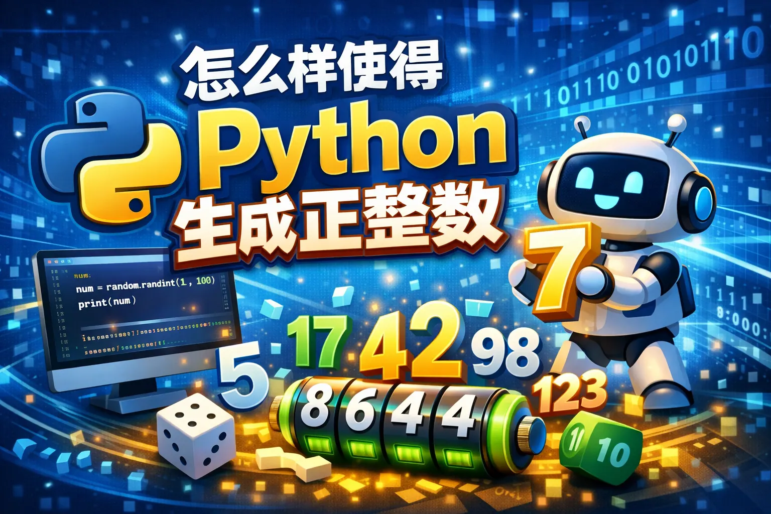 怎么使得python正整数