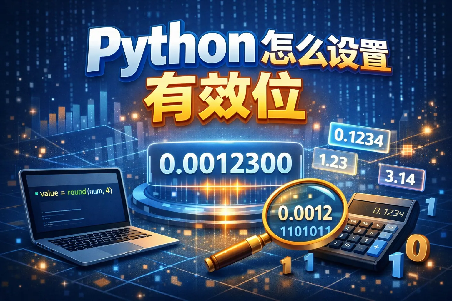 python怎么设置有效位
