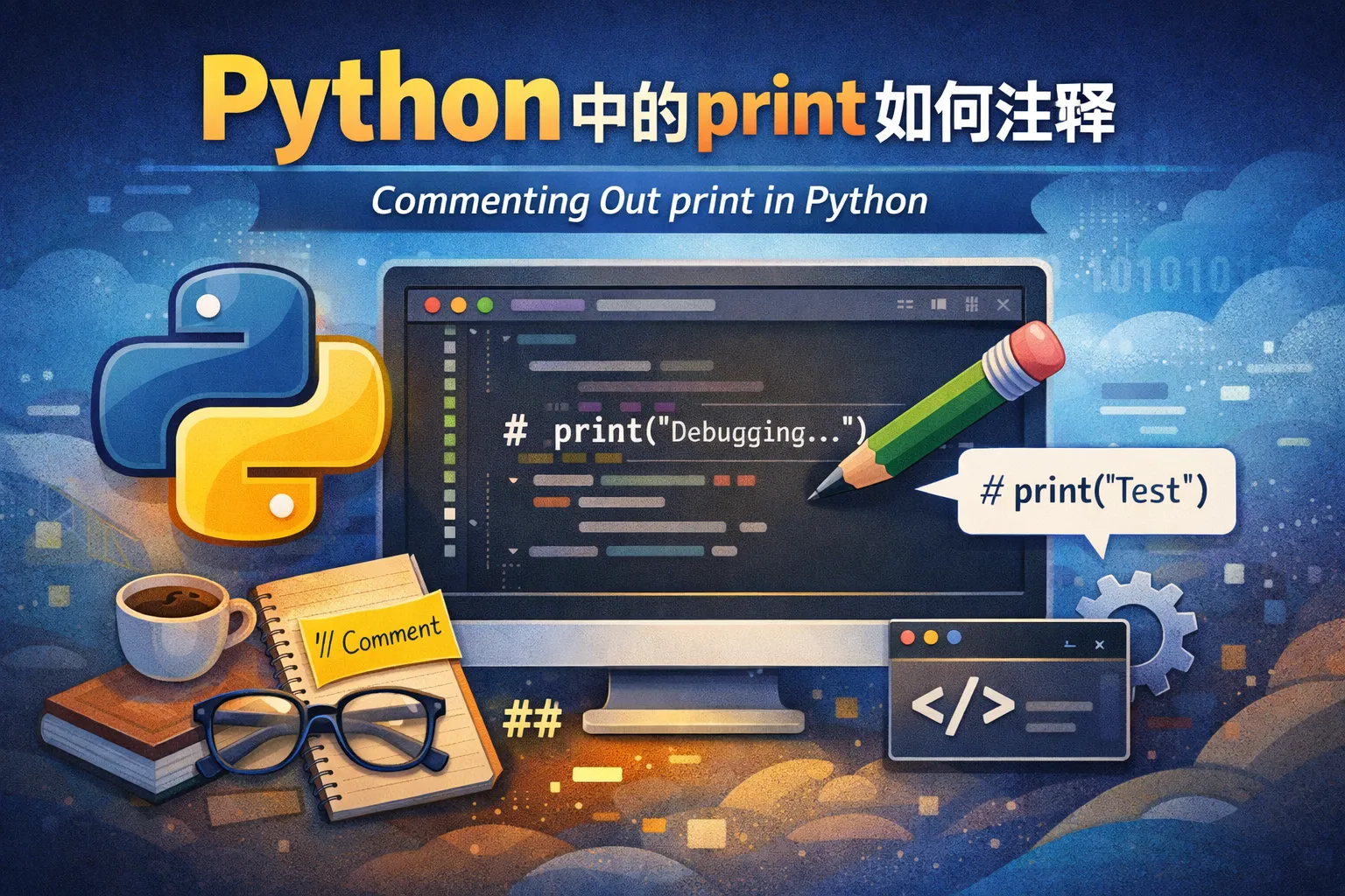 python中的print如何注释